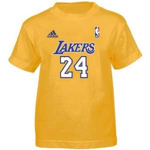  Adidas Youth Los Angeles Lakers Kobe Bryant T Shirt 