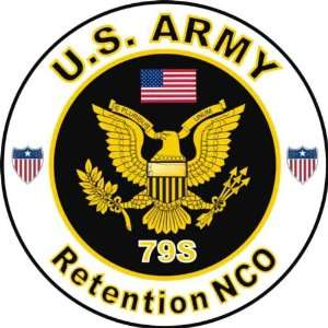  United States Army MOS 79S Retention NCO Decal Sticker 3.8 