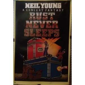  Neil Young Rust Never Sleeps   A Concert Fantasy poster 