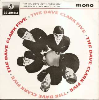 DAVE CLARK FIVE DO YOU LOVE ME ? U.K. 1963 EP COLUMBIA 8289  