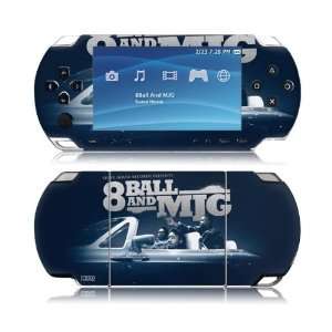    8MJG10014 Sony PSP Slim  8 Ball & MJG  Suave House Skin Electronics