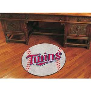  BSS   Minnesota Twins MLB Baseball Round Floor Mat (29 