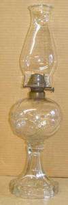 EAPG CRYSTAL CHAPMAN OIL LAMP ATTERBURY CIRCA GLAS 1872  
