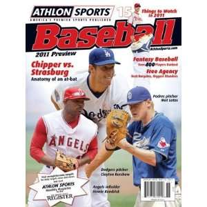 Athlon Sports 2011 MLB Baseball Preview Magazine  San Diego Padres 