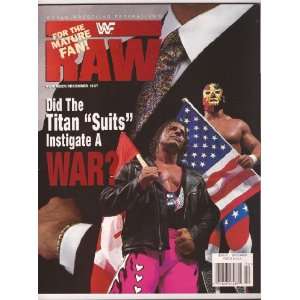 WWF RAW Wrestling Magazine November/December 1997 Brett Hart   The 