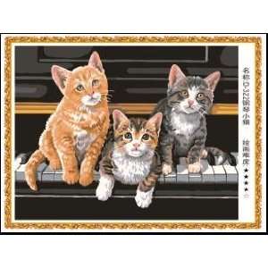  Paint By Number Kit 20x16 cute Cats Toys & Games
