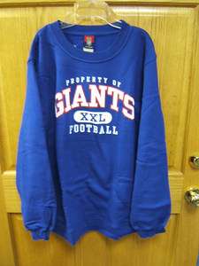 NFL New York Giants Mens Sweatshirt M Reebok  