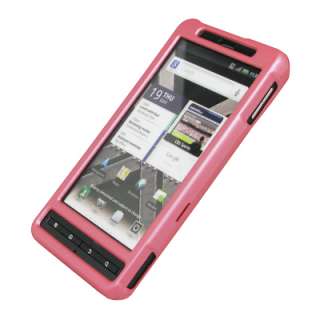 for Motorola Droid X2 Pink Hard Case Snap On Cover 886571048913  