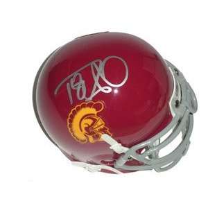  Damian Williams Signed USC Trojans Schutt Mini Helmet 