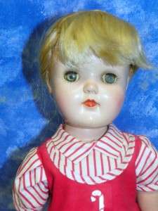 Toni Ideal P92 1940s Era 18 Blond Hair Doll w Dress Shoes & Socks 