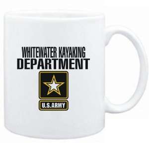  Mug White  Whitewater Kayaking DEPARTMENT / U.S. ARMY 