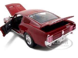 1967 FORD MUSTANG GTA FASTBACK RED 118 DIECAST MODEL  