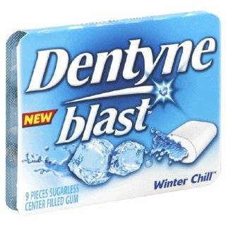  Luanns review of Dentyne Blast Winter Chill Sugarless 