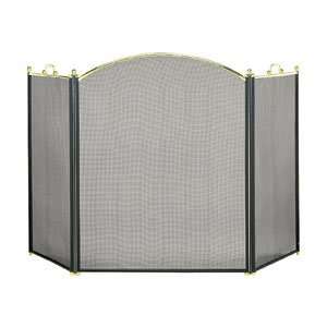  Minuteman SCR 27 3 Fold Fireplace Screen Deluxe   Solid 