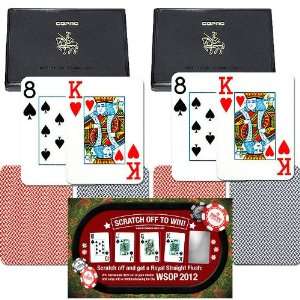   of CopagT Playing Cards blu/red + 2012 WSOP Entry 