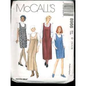  McCalls Sewing Pattern 8966 Misses Jumper in TWO Lengths 