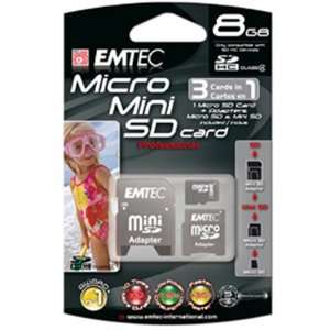  EMTEC 8GB microSD Card