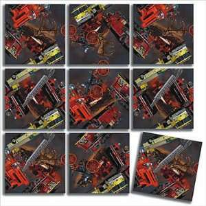   Dazzle Firefighter Scramble Squares 9 Piece Puzzle Toys & Games