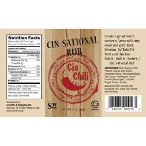 Cin Sational Rub  Grocery & Gourmet Food