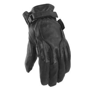   Trip Jet Black Womens Leather Motorcycle Gloves Black Small S 446 9002