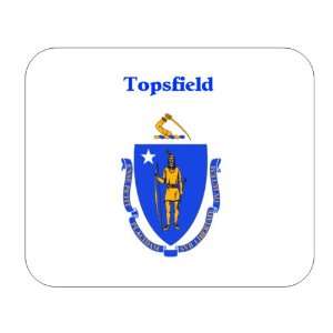  US State Flag   Topsfield, Massachusetts (MA) Mouse Pad 