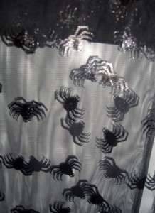 Spooky Halloween Spider mesh fabric 1y sewing quilting  
