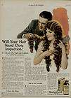 1924 MULSIFIED SHAMPOO AD / ARTISTS WILL GREFE ARTWORK