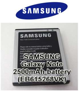   Samsung Galaxy Note 2500mAH Battery For Glaxy Note N7000  