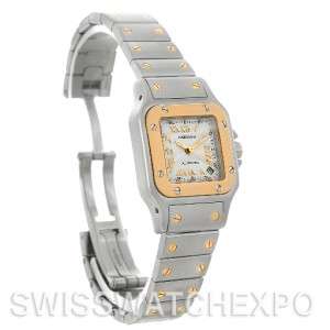 Cartier Santos Small Steel 18K Yellow Gold Watch W20057C4  