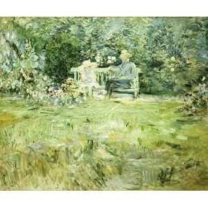  The Gardening Lesson by Berthe Morisot 16.00X13.25. Art 