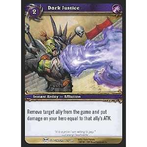 World of Warcraft Blood of Gladiators Single Card Dark Justice #70 