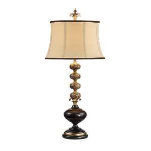  Wildwood Lamps 9386 Marble 1 Light Table Lamps in Antiqued 