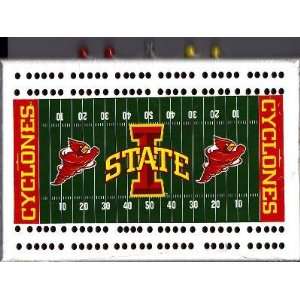  Iowa State University Cyclones Football Cribbage Board 