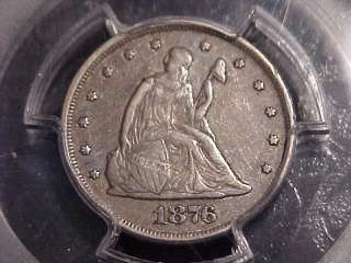 1876 P PCGS XF 45 Twenty (20) cent piece Less than 15K Minted  