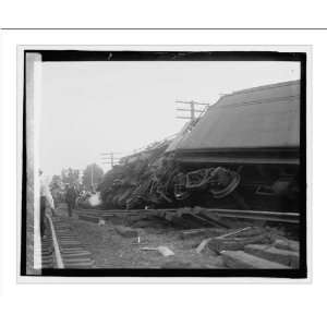  Historic Print (L) Railroad wreck