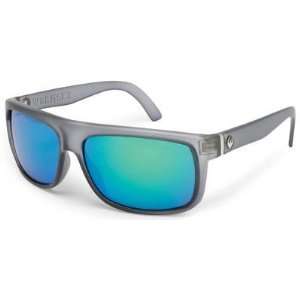 Dragon Alliance Wormser Ionized Sunglasses Matte Gray/Green Lens 720 