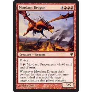  FOIL Mordant Dragon   Worldwake FOIL Rare Toys & Games