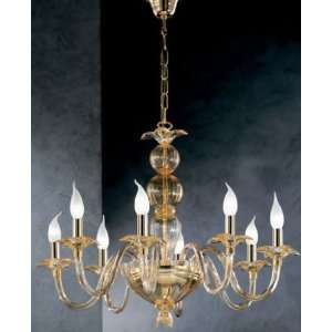  Murano 983/6 Chandelier   Gold, 110   125V (for use in the 