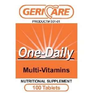 com 501 01 Multivitamin One Daily Tablets 100 Per Bottle by Geri Care 
