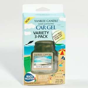  Yankee Candle Beach Vacation 3 Pack Car Jar