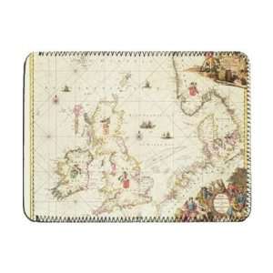  Map of the North Sea, c.1675 (hand coloured   iPad Cover 