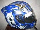 NEW ZAMP RZ 10 Hang Loose Blue Motorcycle Helmet L