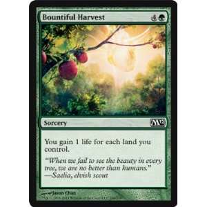  FOIL Bountiful Harvest   Magic 2012 Core Set   FOIL Common 