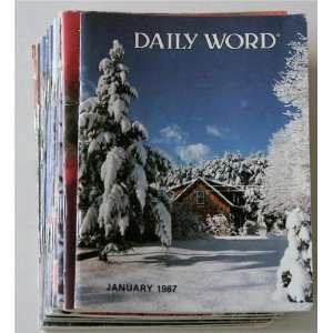  12 Issues   Daily Word Complete Year 1987 (Silent Unitys 