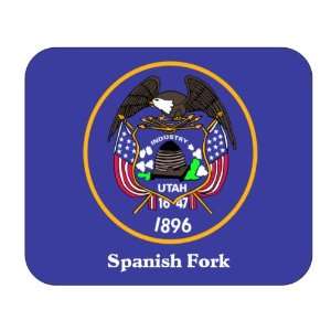    US State Flag   Spanish Fork, Utah (UT) Mouse Pad 