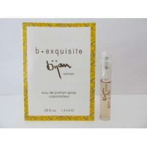  B Exquisite Bijan Eau De Parfum Sample Vial Size 0.05oz/1 