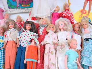   Mod Barbie Dolls & Clothing Fluff Francie Skipper Midge Bride  