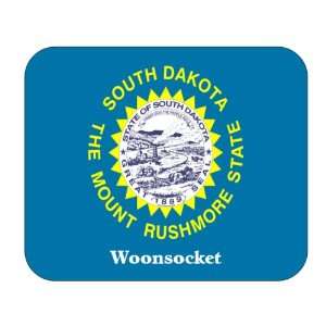  US State Flag   Woonsocket, South Dakota (SD) Mouse Pad 