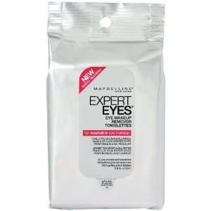 Maybelline New York Expert Eyes Eye Makeup Remover Towelettes, 5.2 