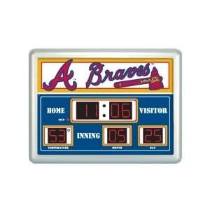  Atlanta Braves Scoreboard Clock